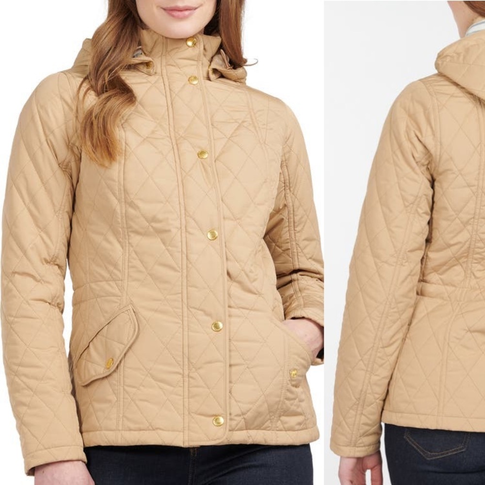 Chico’s jacket in tan fully lined in fun animal print fabric - Picture 11 of 13